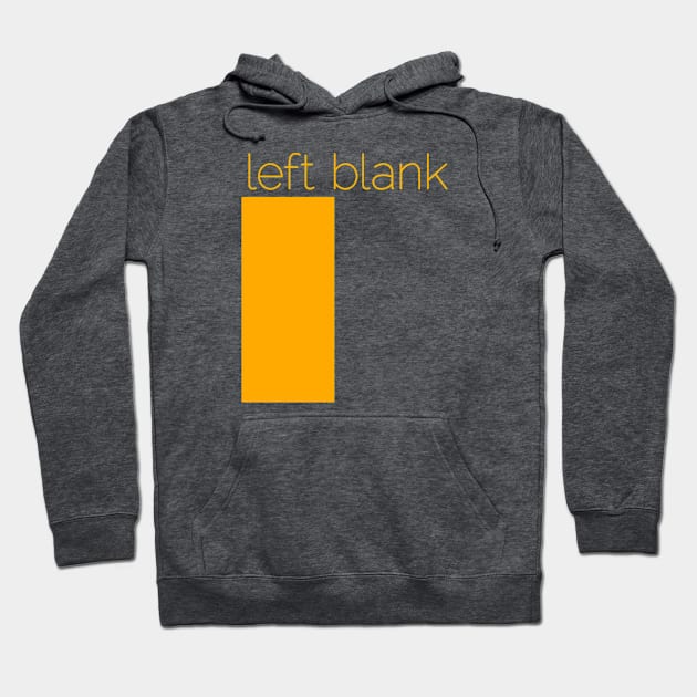 left blank Hoodie by Curious Automata